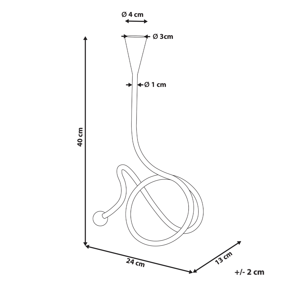 Portacandele in metallo dorato 40 cm Decorazione centrotavola in stile glam moderno