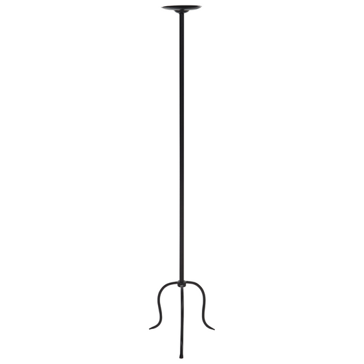 Portacandele in metallo nero ferro 120 cm Stile moderno Centrotavola Decorazione