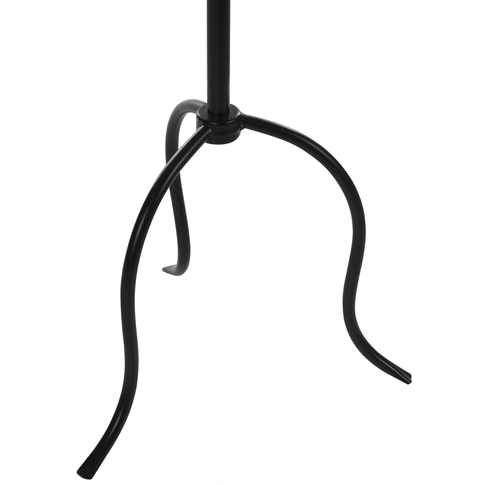 Portacandele in metallo nero ferro 120 cm Stile moderno Centrotavola Decorazione