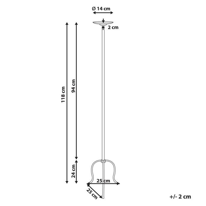 Portacandele in metallo nero ferro 120 cm Stile moderno Centrotavola Decorazione