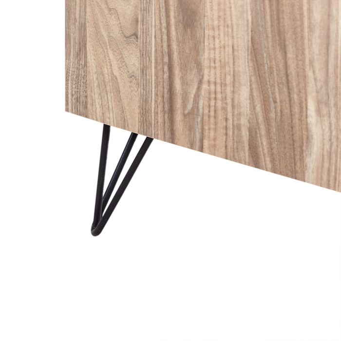 Armadietto per il vino con ripiano in particelle di legno chiaro camera da pranzo elegante