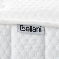 Materasso matrimoniale double face medio duro tessuto bianco per letto 140 x 200 cm