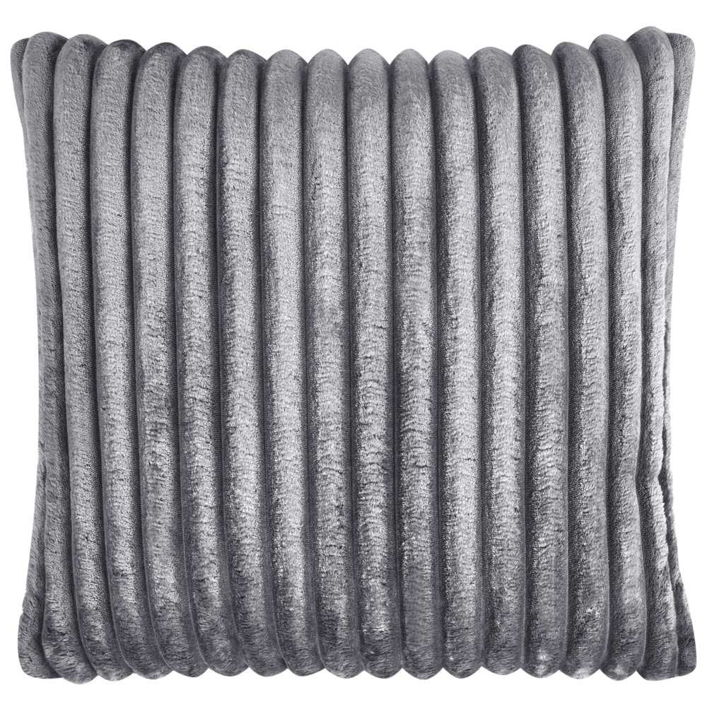 Divano angolare lato destro in tessuto imbottito in grigio scuro chiaro 4 posti Stile moderno minimalista