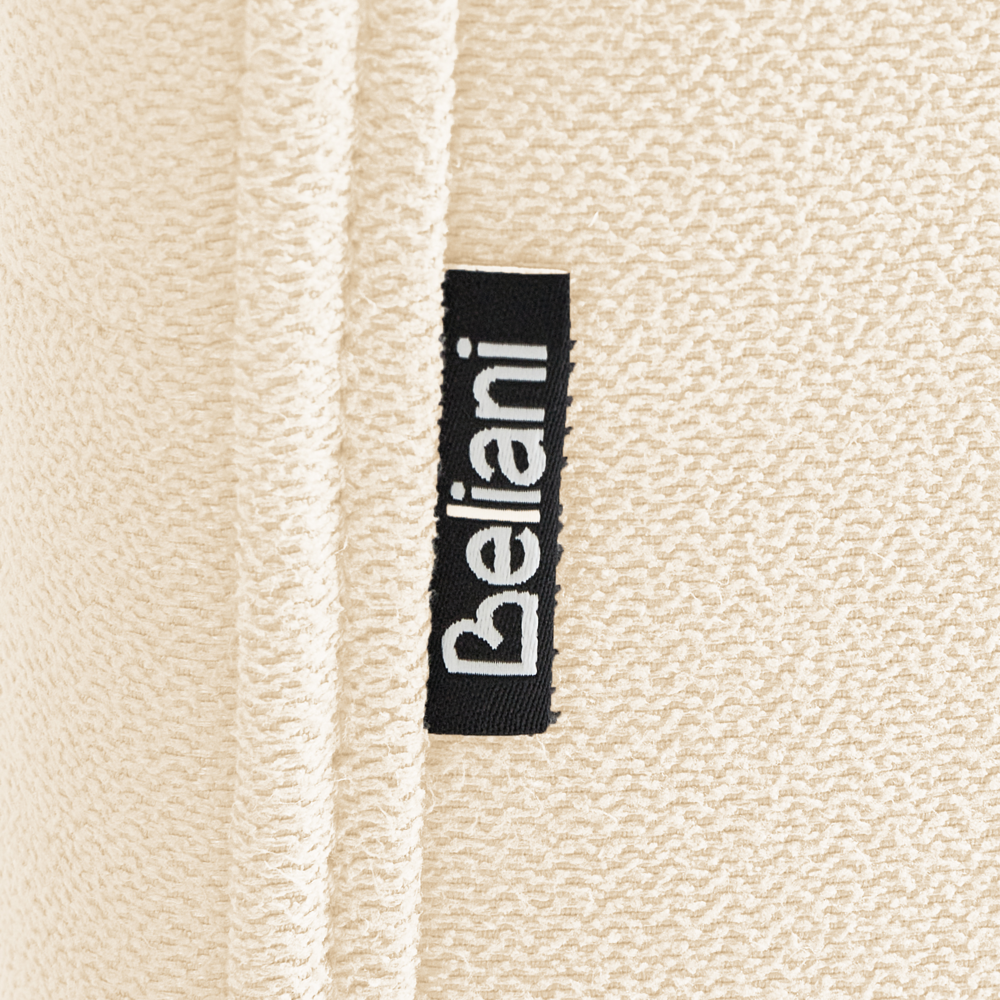 Set di 2 Sedie da Pranzo in Tessuto Beige Chiaro Glam Design Moderno Gambe in Legno Nero