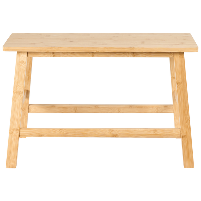 Panca di bambù per bagno Console Sgabello Minimalista marrone chiaro accessori per il bagno