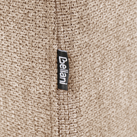 Divano in tessuto bianco 3 posti con cuscini aggiuntivi stile moderno