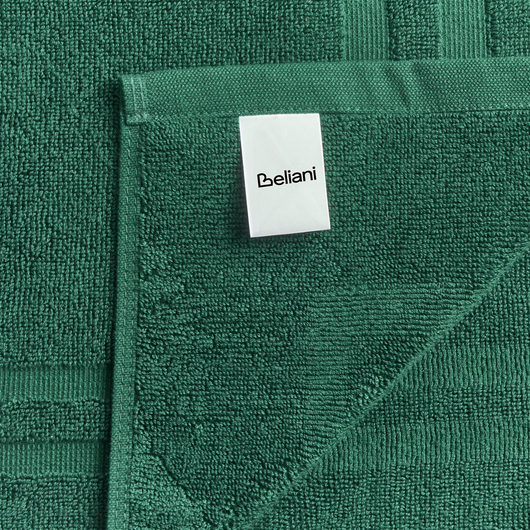 Set di 11 asciugamani Verde in cotone per ospiti Asciugamano da bagno e tappetino da bagno