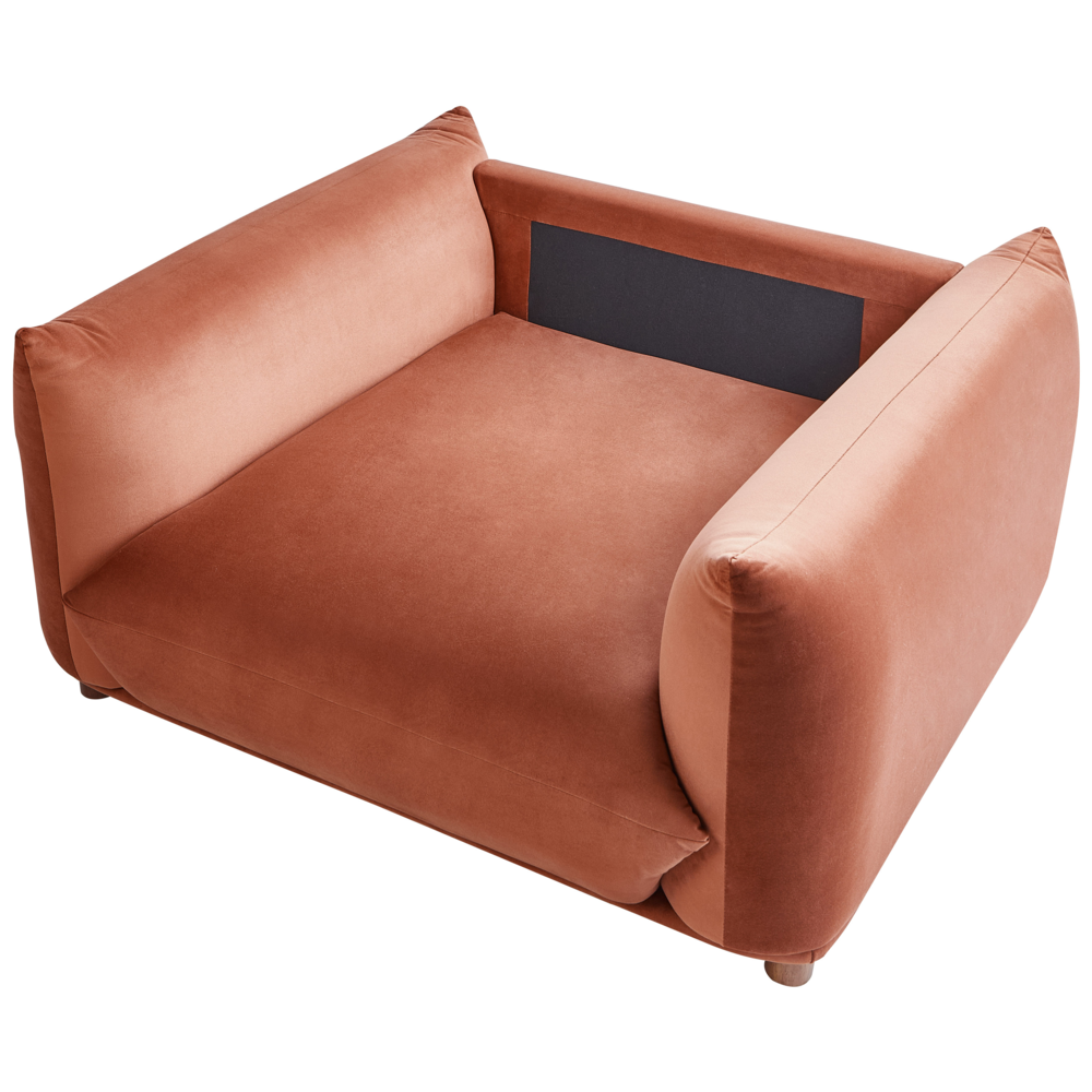 Set di divani in velluto marrone dorato a 5 posti con cuscini e poltrone Divano da soggiorno