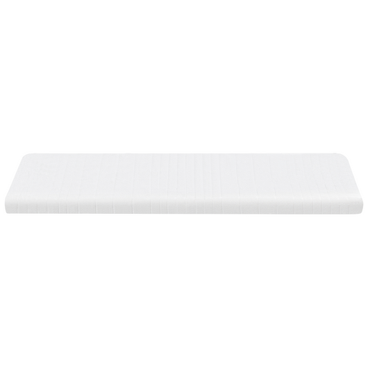 Coprimaterasso in schiuma bianca 140 x 200 cm comfort morbidezza