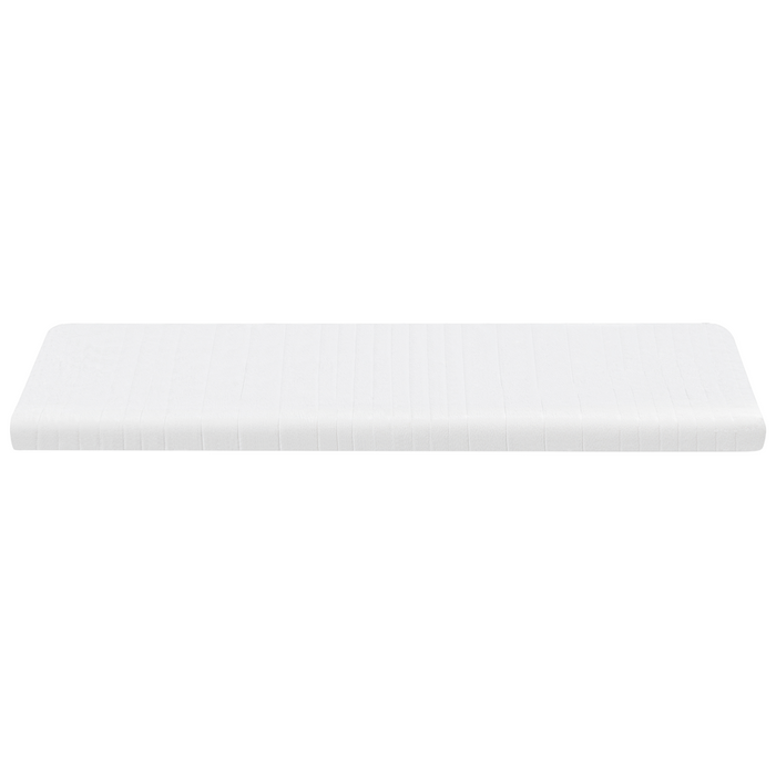 Coprimaterasso in schiuma bianca 140 x 200 cm comfort morbidezza
