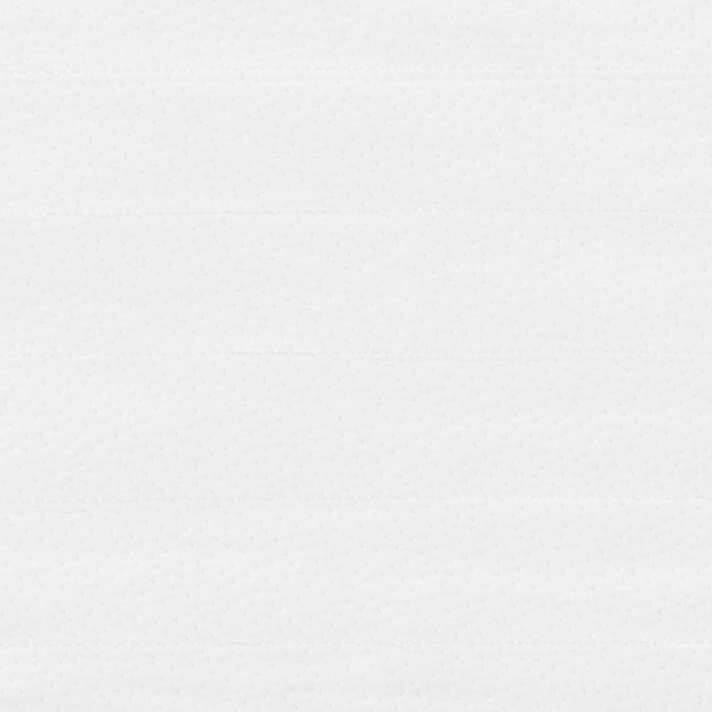 Coprimaterasso in schiuma bianca 140 x 200 cm comfort morbidezza