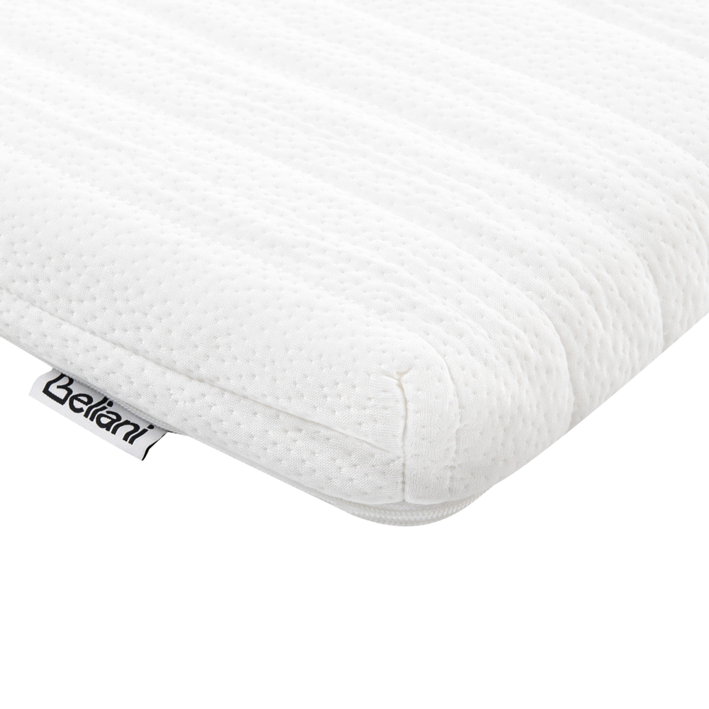 Coprimaterasso in schiuma bianca 160 x 200 cm comfort morbidezza