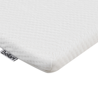 Coprimaterasso in schiuma bianca 140 x 200 cm comfort morbidezza