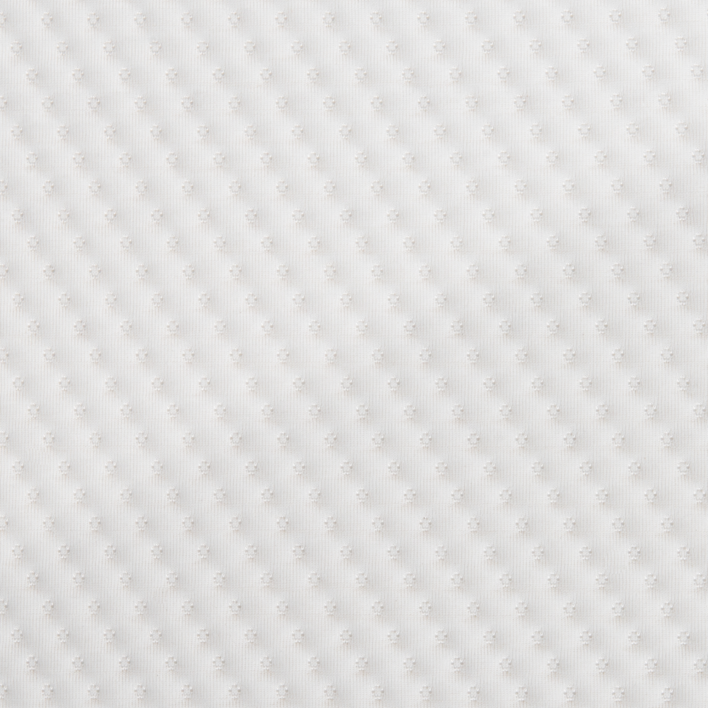 Coprimaterasso in schiuma bianca 140 x 200 cm comfort morbidezza