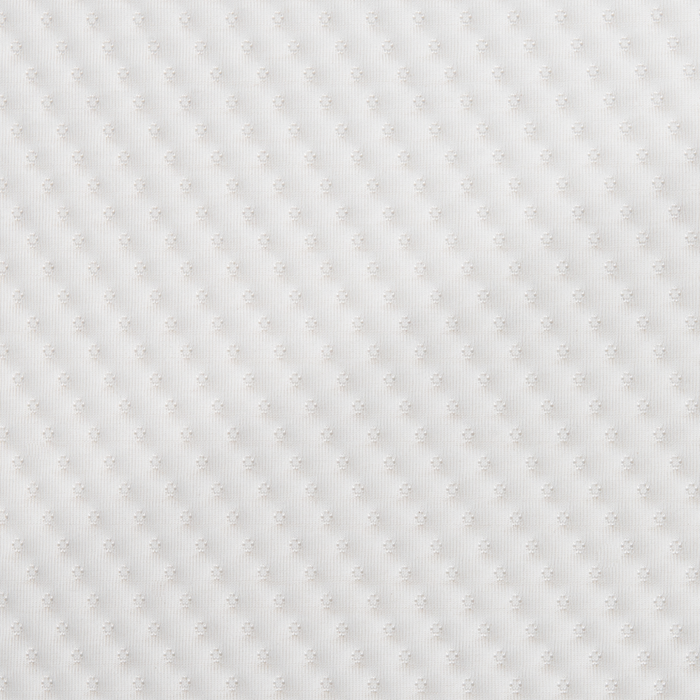 Coprimaterasso in schiuma bianca 160 x 200 cm comfort morbidezza