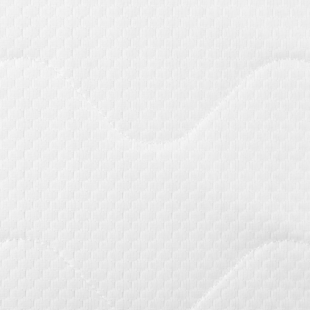 Coprimaterasso in schiuma bianca 160 x 200 cm comfort morbidezza