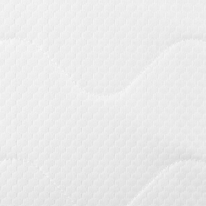 Coprimaterasso in schiuma bianca 160 x 200 cm comfort morbidezza
