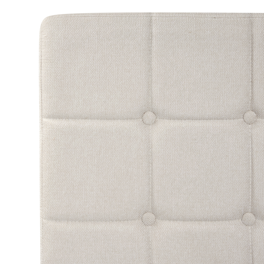 Letto Tessuto Beige Chiaro Elettrico Regolabile con Telecomando 80 x 200 cm