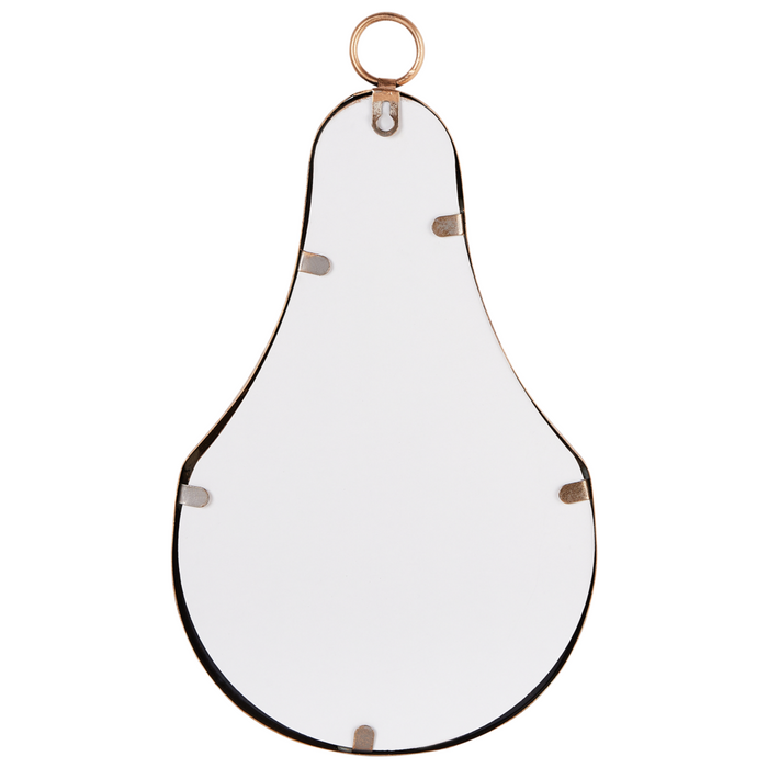 Portacandele da parete in metallo con specchio dorato decorazione elegante