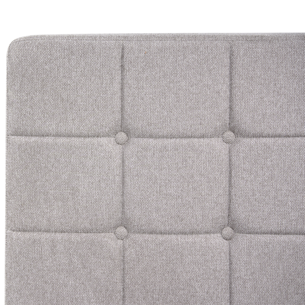 Letto Tessuto di colore Grigio Chiaro Elettrico Regolabile con Telecomando 160 x 200 cm matrimoniale moderno