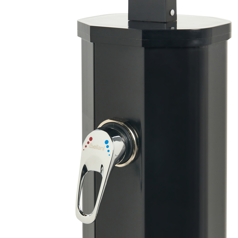 Doccia a pioggia da esterno in PVC nero Accessori da giardino moderni Tenda design