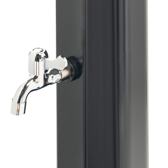 Doccia a pioggia da esterno in PVC nero Accessori da giardino moderni Tenda design