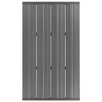 Doccia da giardino a pavimento in PVC nero design moderno