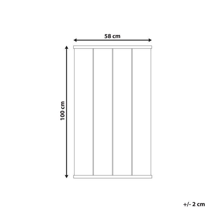 Doccia da giardino a pavimento in PVC nero design moderno