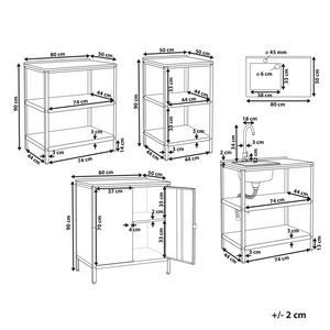 Set cucina da esterno 4 elementi in acciaio inox bianco 3 armadietti lavello a leva cucina da esterno