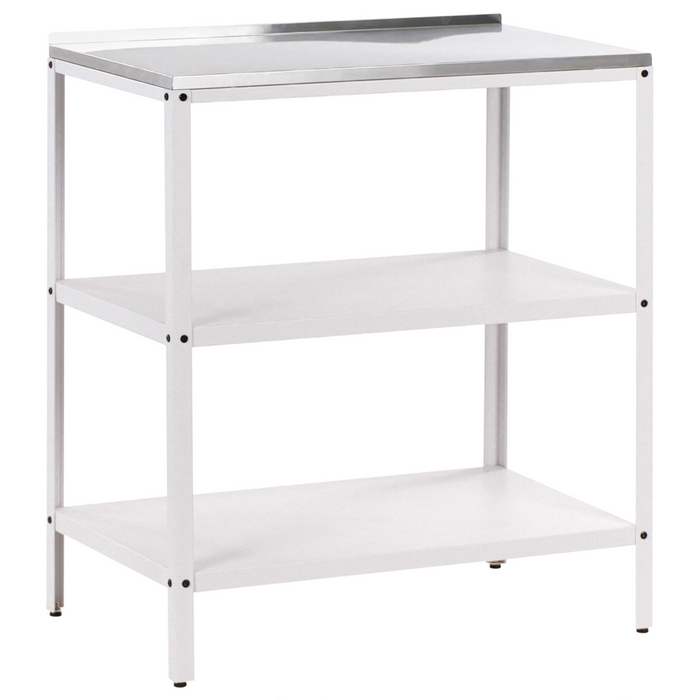 Set cucina da esterno 3 elementi in acciaio inox bianco 3 con cucina lavello a leva cucina da esterno