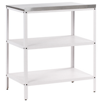 Set cucina da esterno 3 elementi in acciaio inox bianco 3 con cucina lavello a leva cucina da esterno