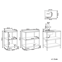Set cucina da esterno 3 elementi in acciaio inox bianco 3 con cucina lavello a leva cucina da esterno