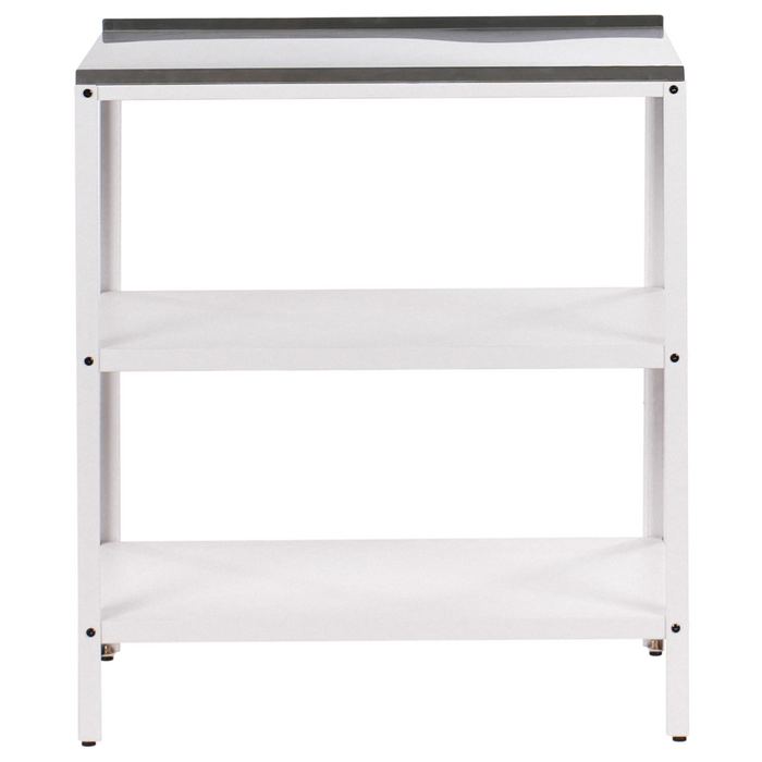 Set di cucina da esterno 2 elementi in acciaio inox bianco 2 isole da cucina lavello a leva cucina da esterno