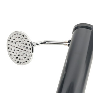 Set doccia miscelatore da esterno in PVC nero con funzione pioggia alimentato ad energia solare Giardino moderno