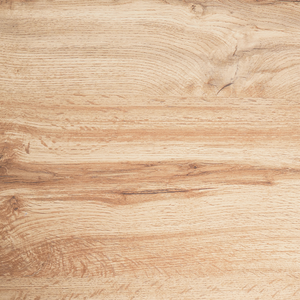 Tavolo Sala da pranzo Piano in MDF marrone chiaro Gambe in metallo Stile industriale moderno