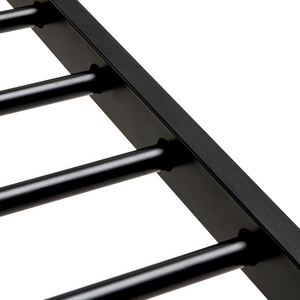 Letto a castello Singolo su Doppio Telaio in ferro Nero cameretta per bambini