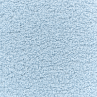 Sedia a dondolo per bambini nuvoletta con gambe in legno azzurro per cameretta