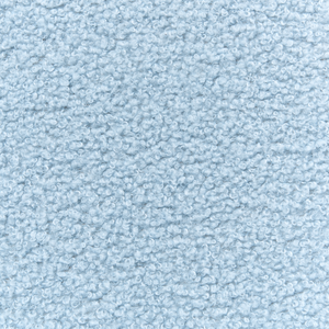 Sedia a dondolo per bambini nuvoletta con gambe in legno azzurro per cameretta