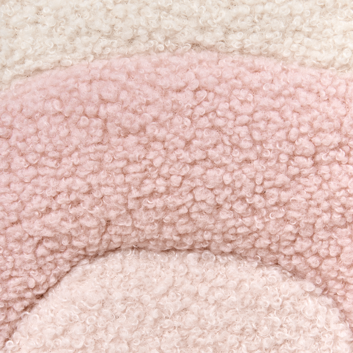 Sedia a dondolo per bambini con Gambe in legno rosa cameretta