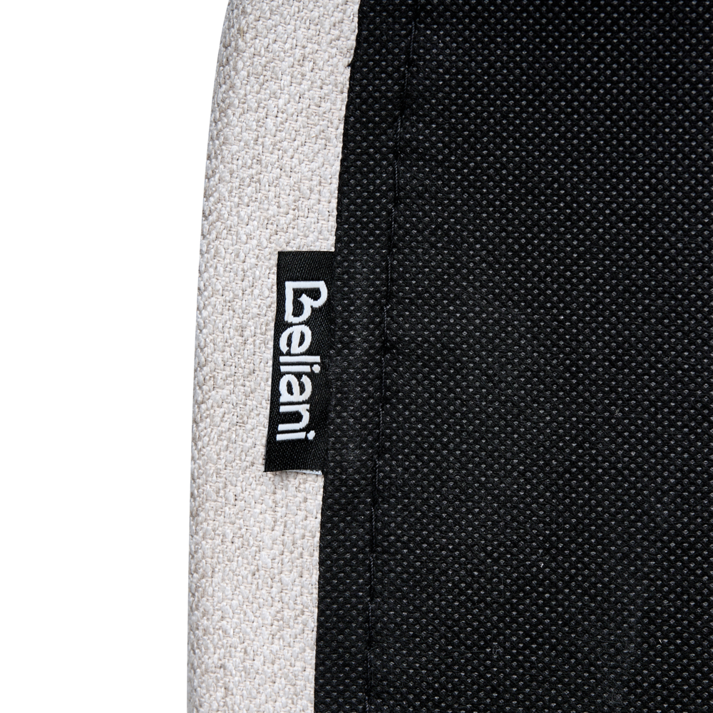 Letto ad acqua dal design minimalista e retrò in tessuto di poliestere bianco crema 180 x 200 cm