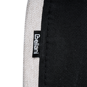 Letto ad acqua dal design minimalista e retrò in tessuto di poliestere bianco crema 180 x 200 cm