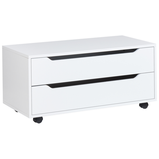 Mobiletto da bagno Bianco MDP Materiale sintetico Ruote Cassetti Mobili da bagno di stoccaggio