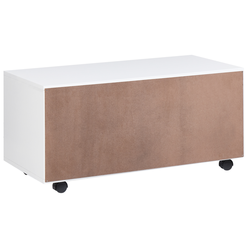 Mobiletto da bagno Bianco MDP Materiale sintetico Ruote Cassetti Mobili da bagno di stoccaggio