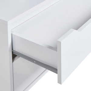 Mobiletto da bagno Bianco MDP Materiale sintetico Ruote Cassetti Mobili da bagno di stoccaggio