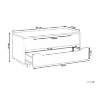 Mobiletto da bagno Bianco MDP Materiale sintetico Ruote Cassetti Mobili da bagno di stoccaggio