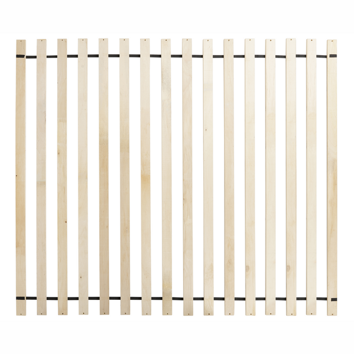 Letto matrimoniale in bouclé con struttura a doghe 180 x 200 cm stile classico camera da letto