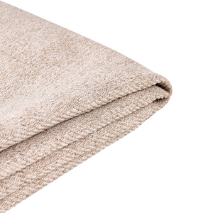 Letto matrimoniale in tessuto senza testata con materasso a molle insacchettate 160 x 200 cm beige Camera da letto elegante