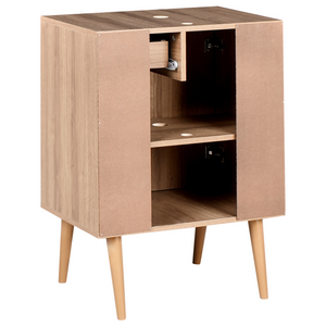 Mobiletto lavabo bianco MDP 60 x 80 cm Bagno con mensola