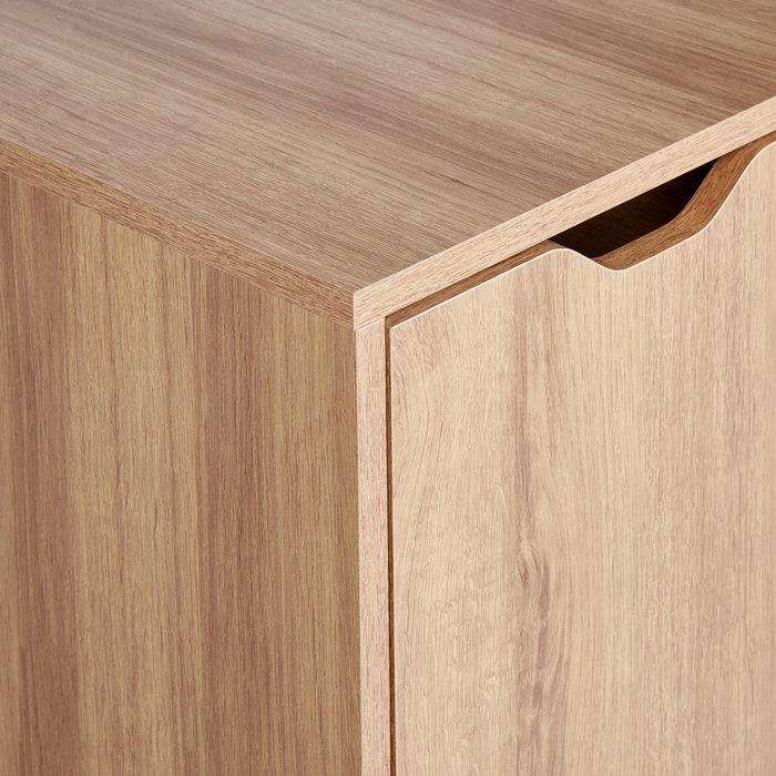 Mobiletto lavabo bianco MDP 60 x 80 cm Bagno con mensola