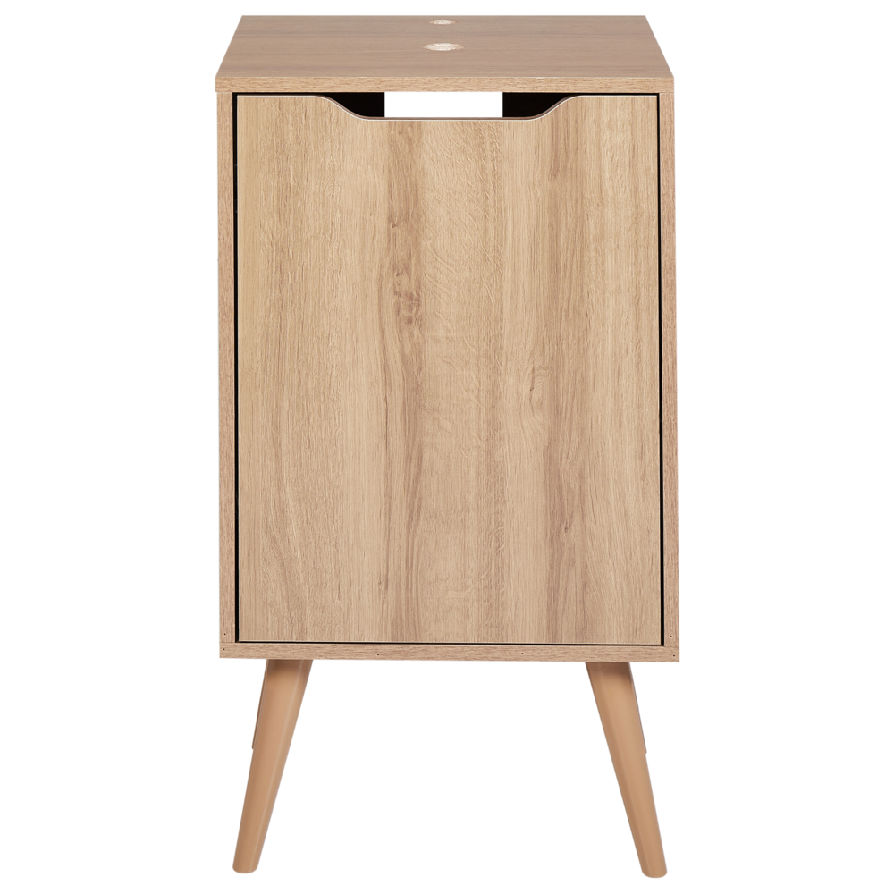 Mobile per lavabo per bagno con ripiani MDP Marrone chiaro 45 x 80 cm xon portaoggetti stile raffinato